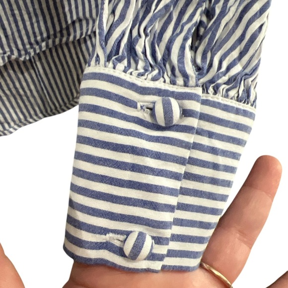 Banana Republic Long Sleeve Striped Top - Size XS - Picture 6 of 7